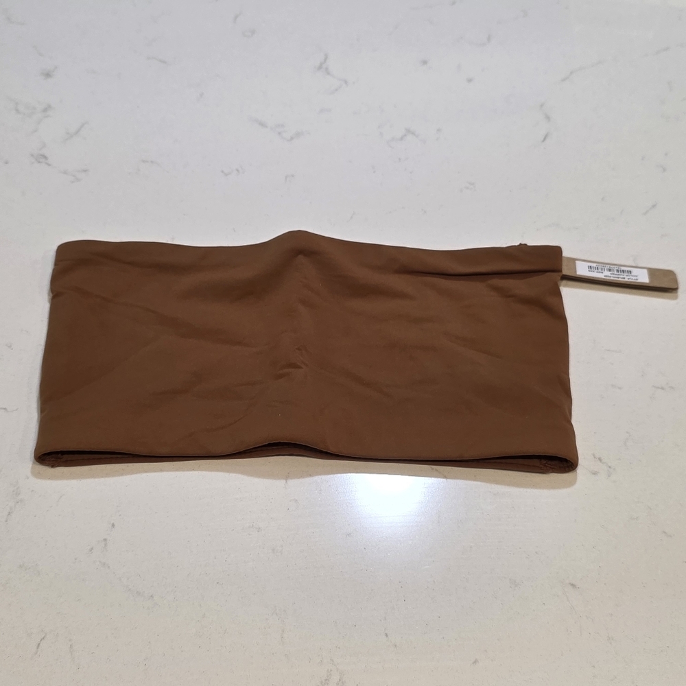 SKIMS FITS EVERYBODY BANDEAU/ NWT/ COPPER / XXS